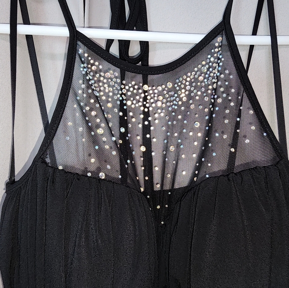 Little Black Dress with Rhinestone detail - S - Picture 2 of 9